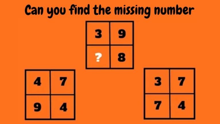 Brain Teaser - Can you find the missing number in this magic math puzzles?