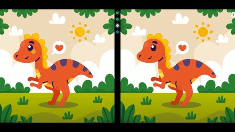 Brain Teaser Image Puzzle: Can you spot 3 differences between these two images within 30 secs?
